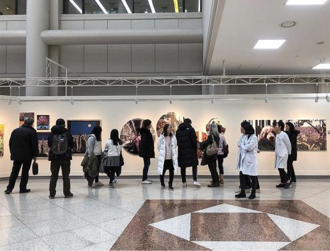 서울아산병원 전시 전경